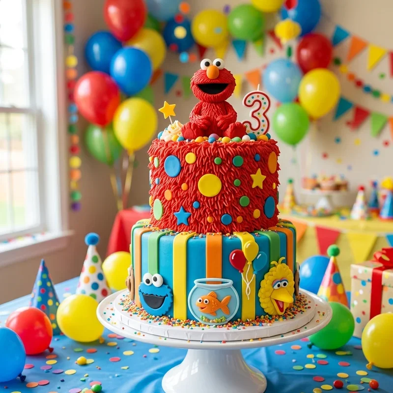 Elmo Birthday Cake Ideas
