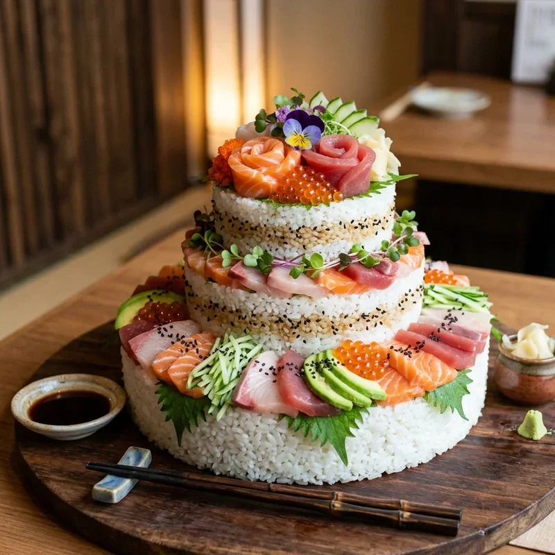 Sushi Birthday Cake Ideas