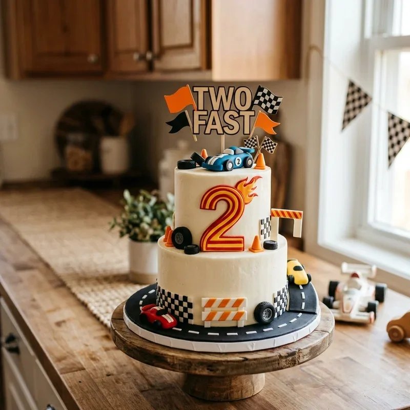 Two Fast Birthday Cake Ideas