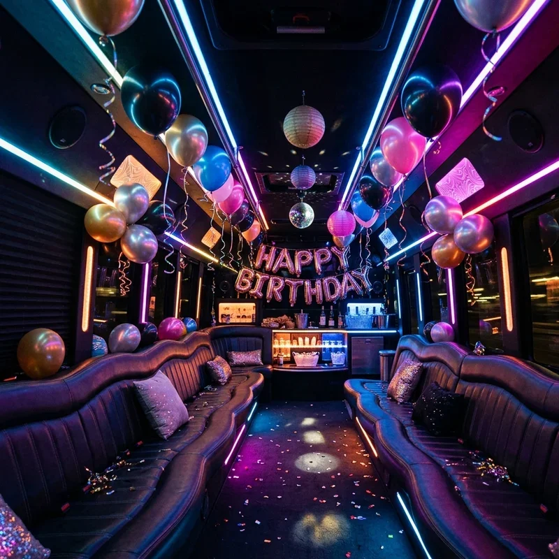 Party Bus Birthday Ideas