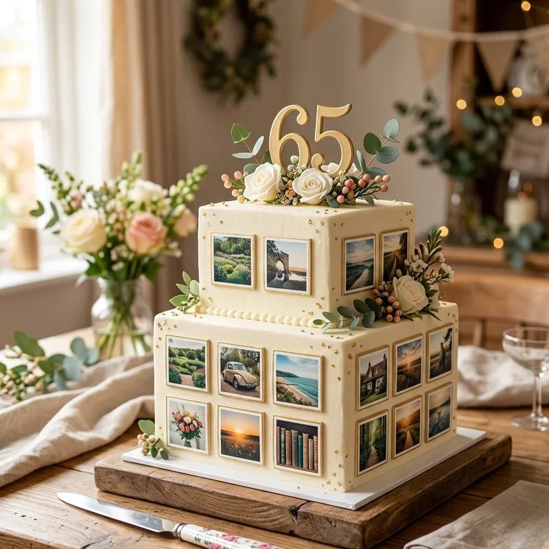 65th Birthday Cake Ideas