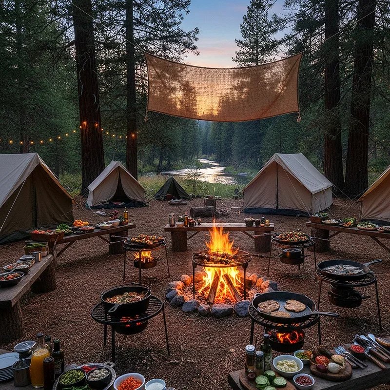 Camping Birthday Party Ideas for Adults
