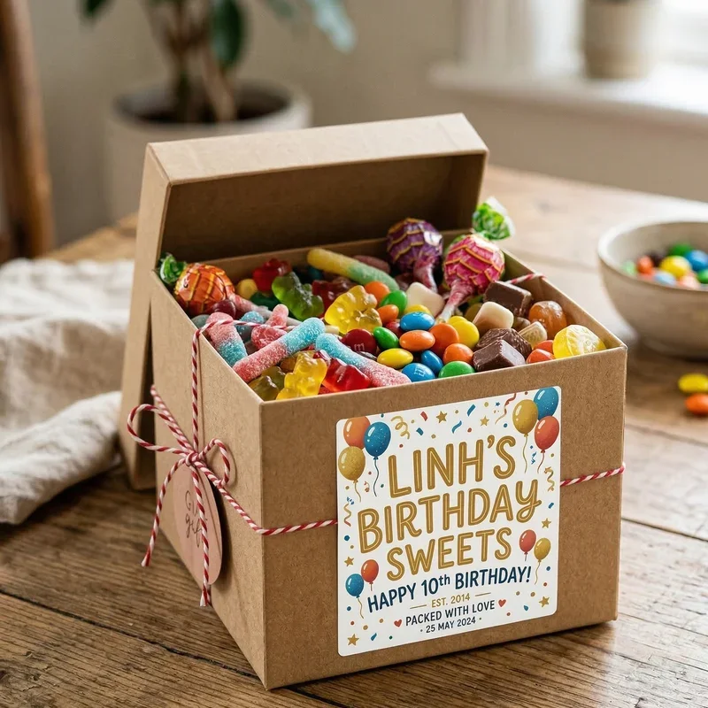 Birthday Candy Box Ideas