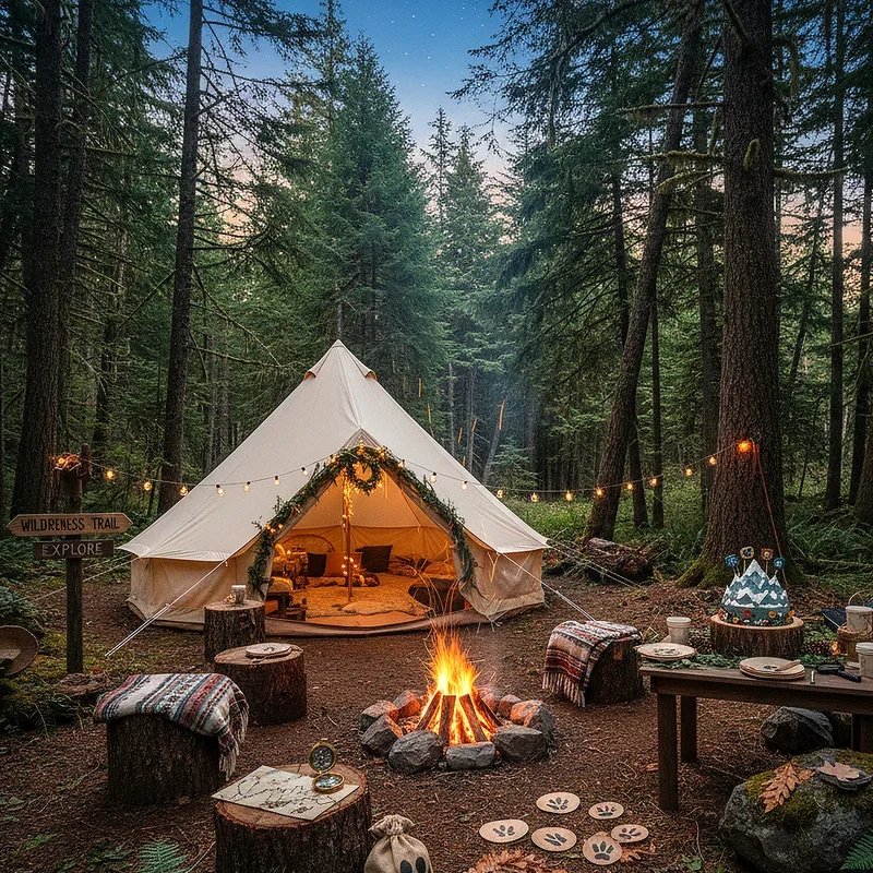 Camping Birthday Party Ideas for Adults