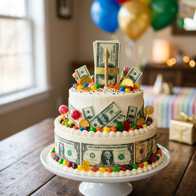Money Cake Ideas for Birthday