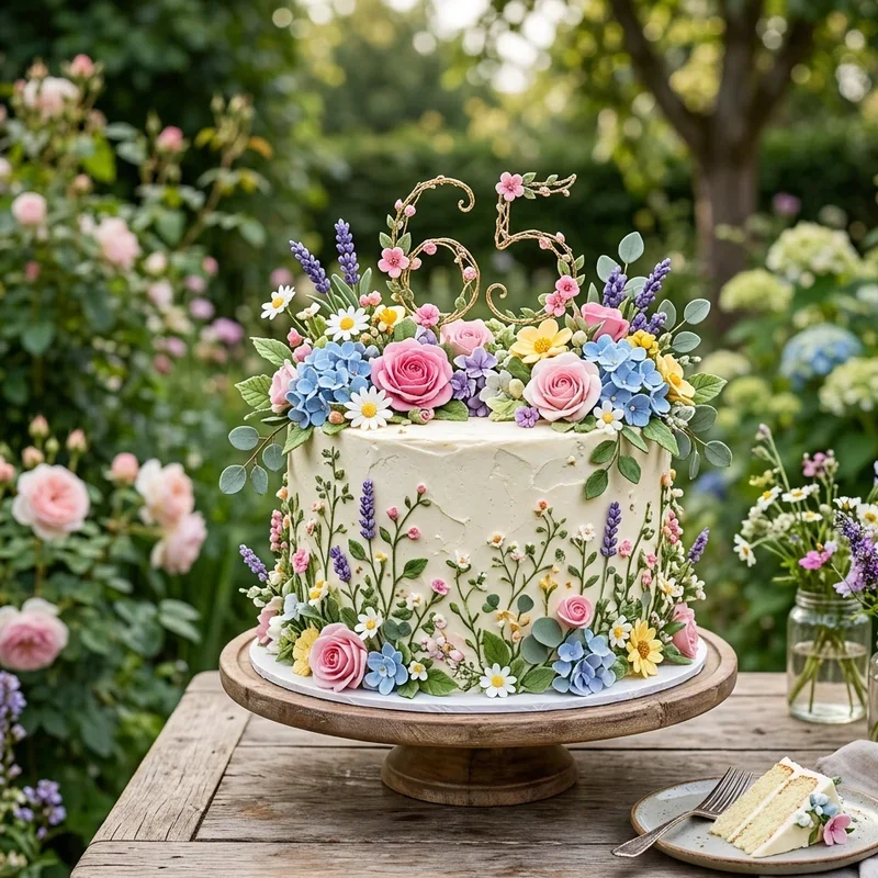 65th Birthday Cake Ideas