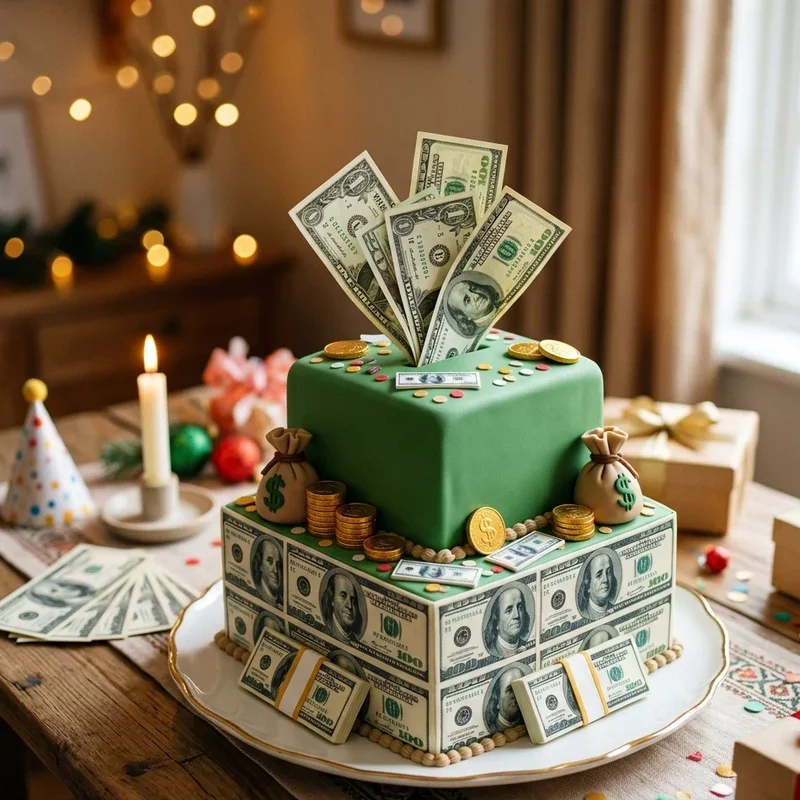 Money Cake Ideas for Birthday