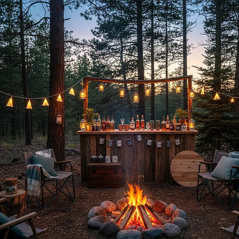 Camping Birthday Party Ideas for Adults