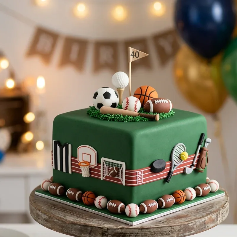 40th Birthday Cake Ideas for Men