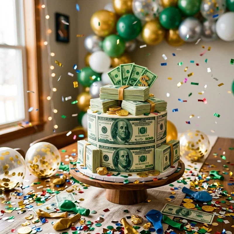 Money Cake Ideas for Birthday
