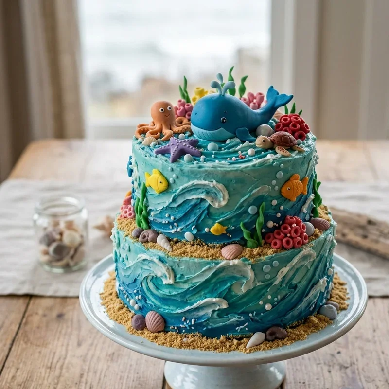 Under the Sea Birthday Cake Ideas