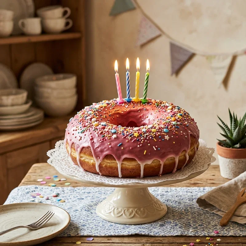 Donut Birthday Cake Ideas