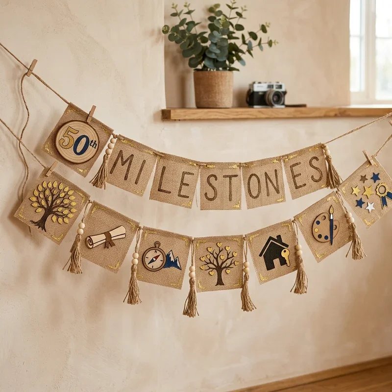 50th Birthday Banner Ideas