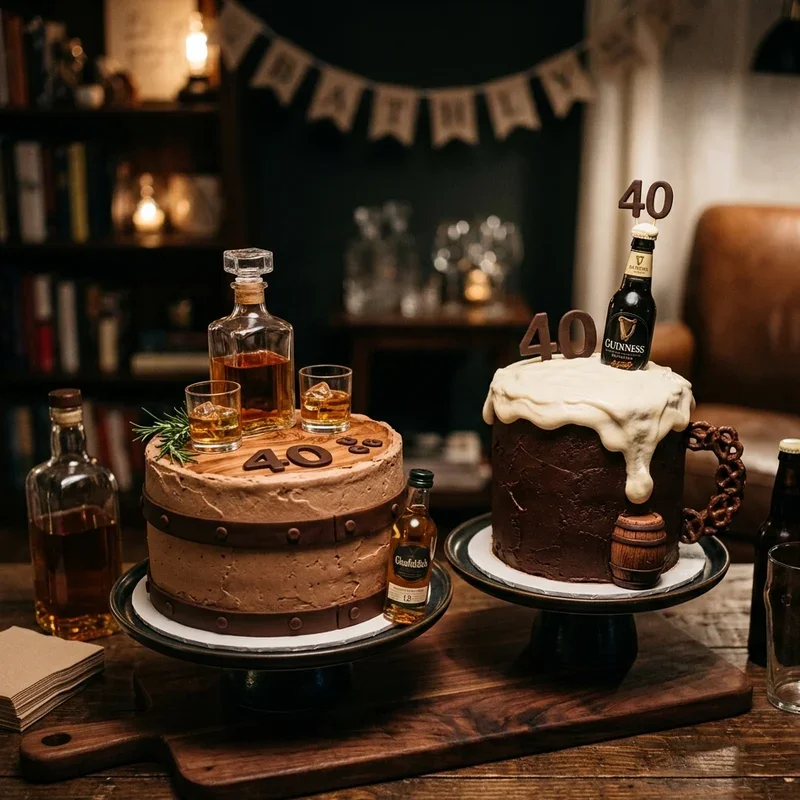 40th Birthday Cake Ideas for Men