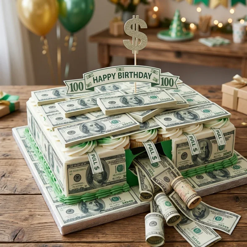 Money Cake Ideas for Birthday