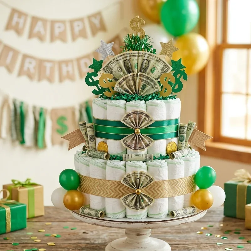 Money Cake Ideas for Birthday