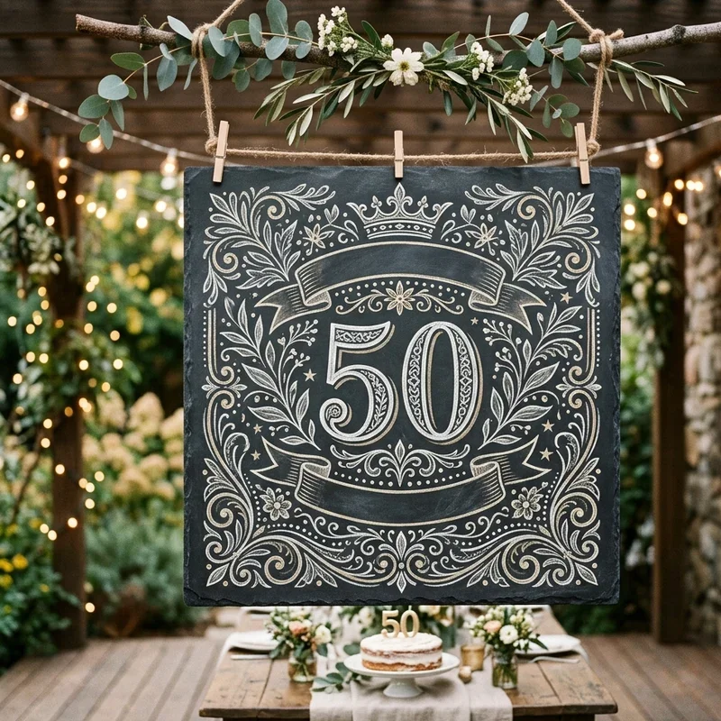 50th Birthday Banner Ideas