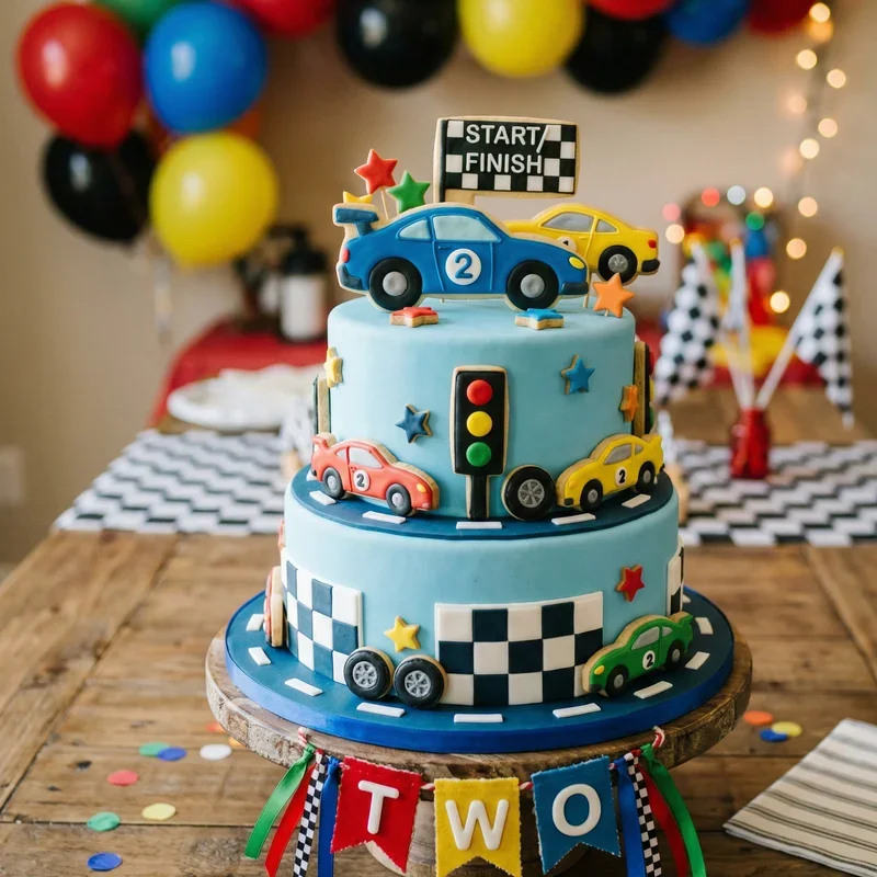Two Fast Birthday Cake Ideas