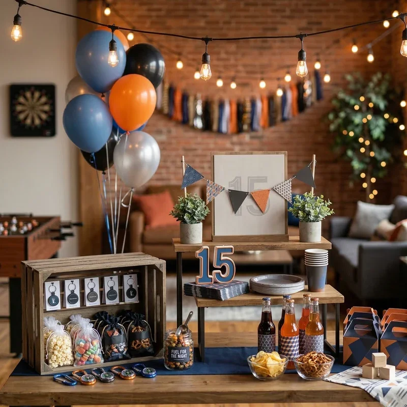 15th Birthday Party Ideas for Boy