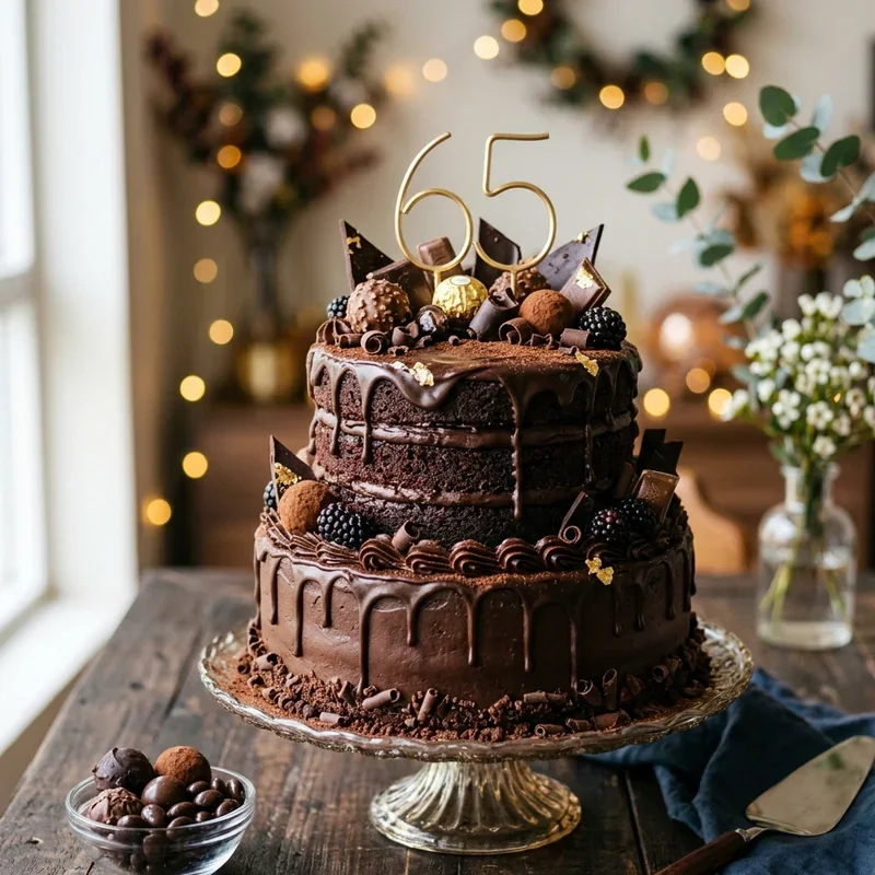 65th Birthday Cake Ideas