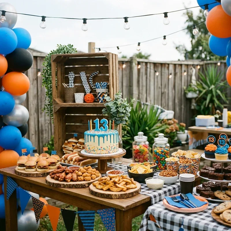 13th Boy Birthday Party Ideas