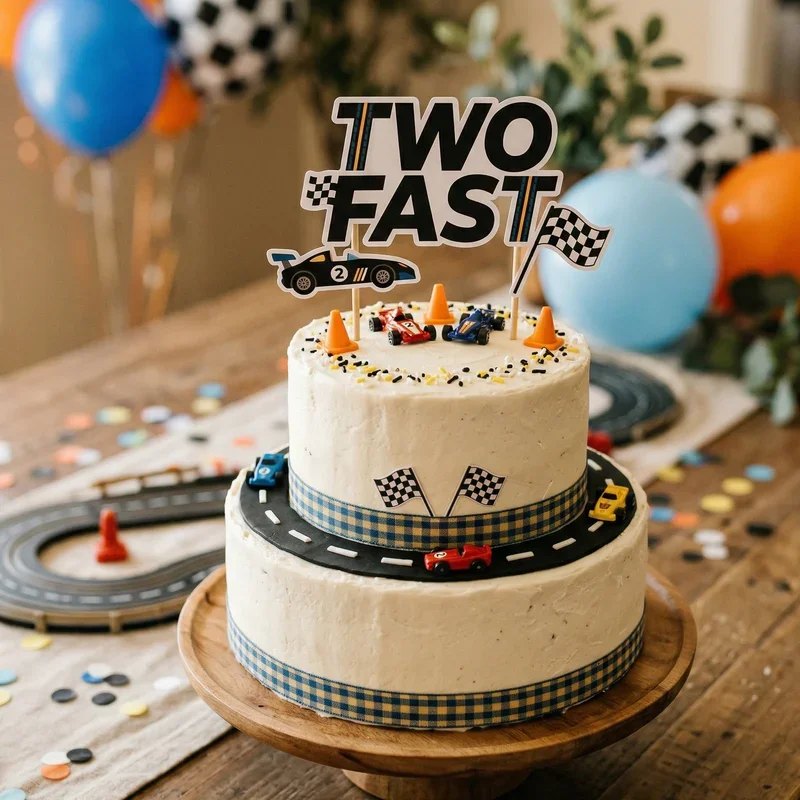 Two Fast Birthday Cake Ideas