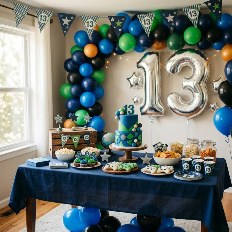 13th Boy Birthday Party Ideas