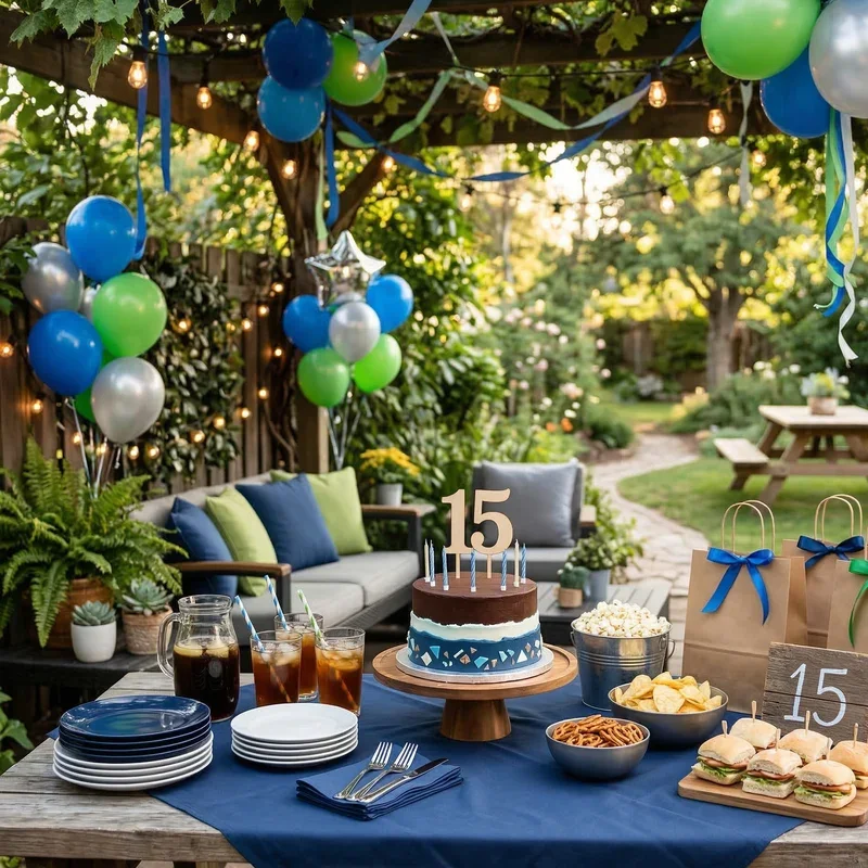 15th Birthday Party Ideas for Boy