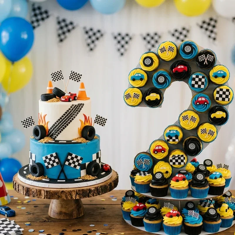 Two Fast Birthday Cake Ideas