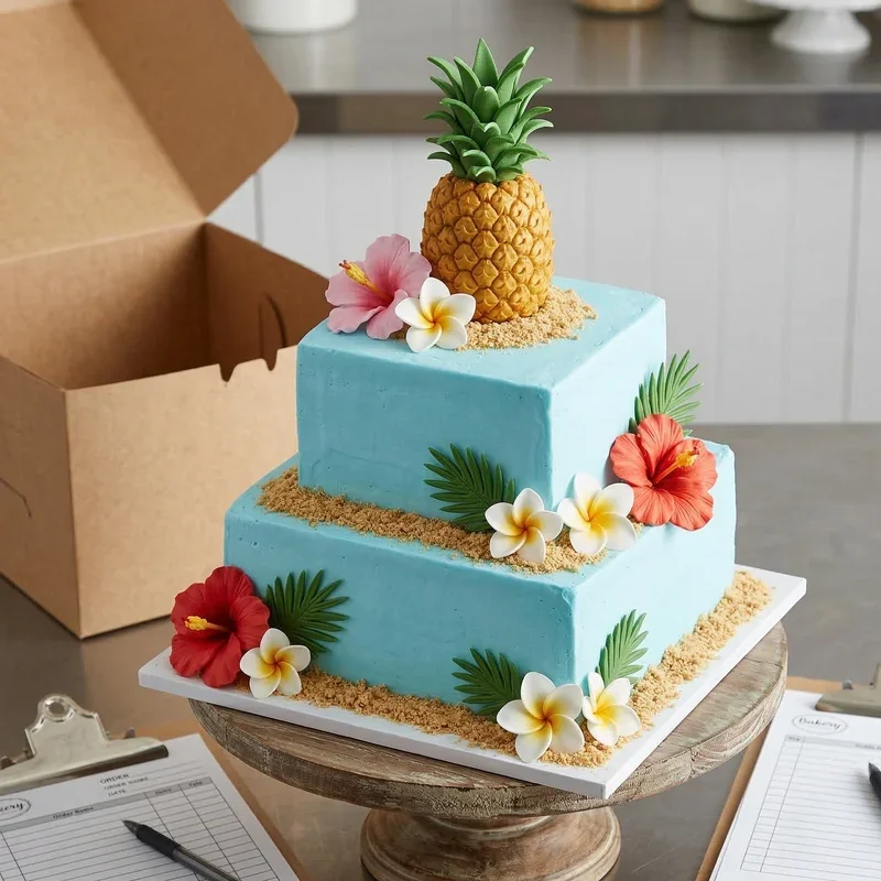 Luau Birthday Cake Ideas