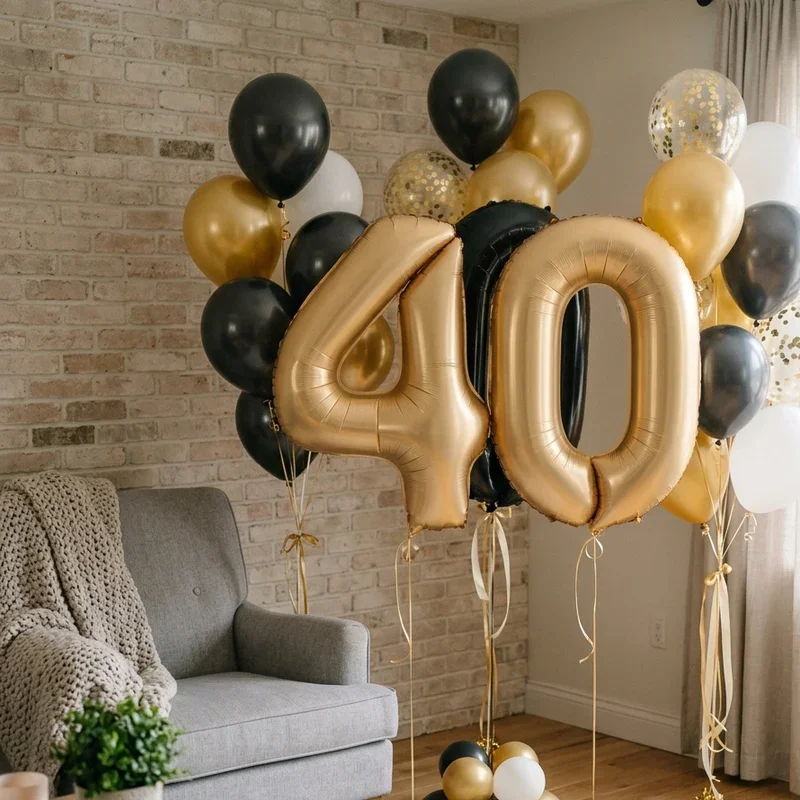 15 40th Birthday Balloon Ideas for Stunning Celebrations