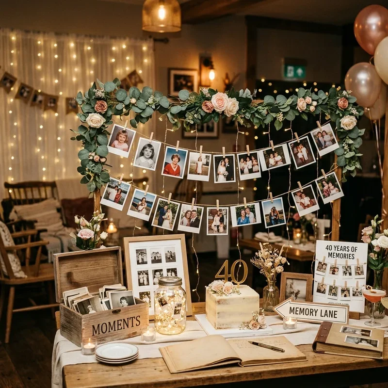 40th Birthday Party Ideas for Wife