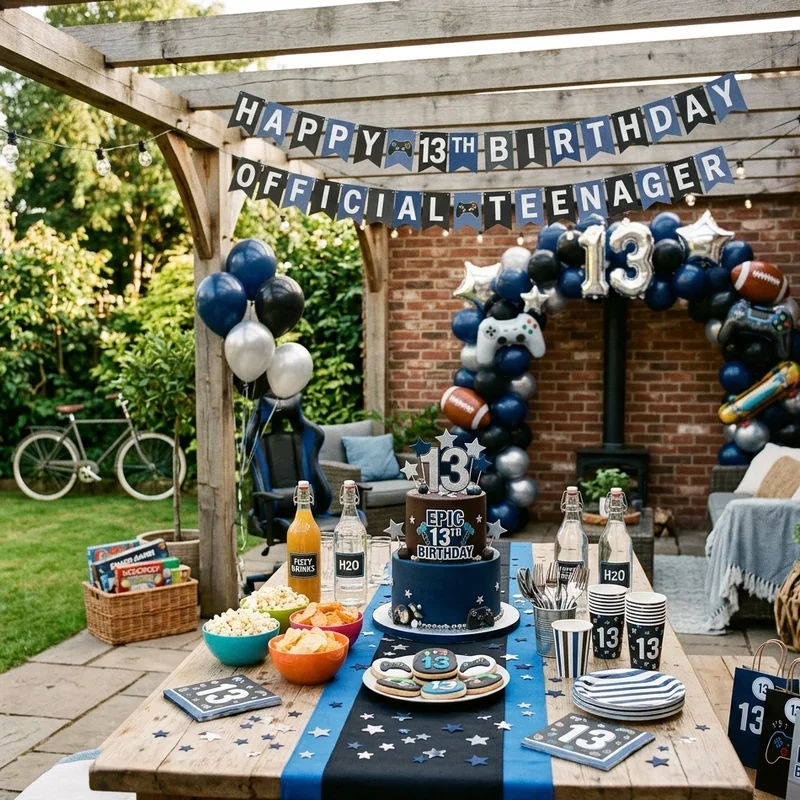 13th Boy Birthday Party Ideas