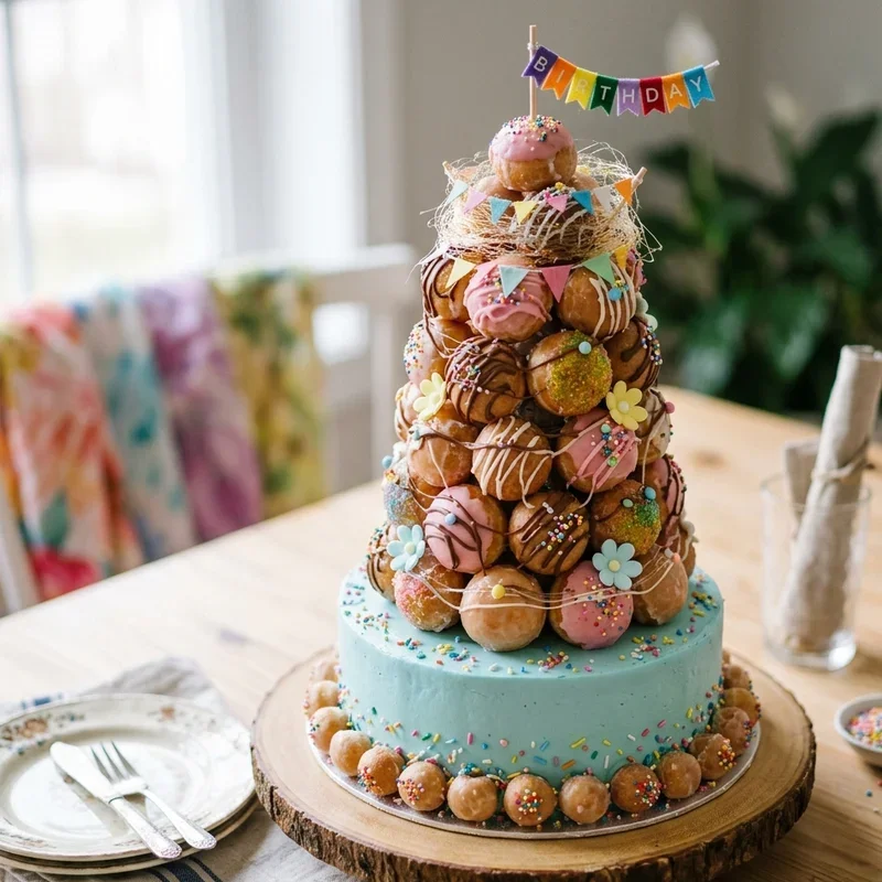 Donut Birthday Cake Ideas