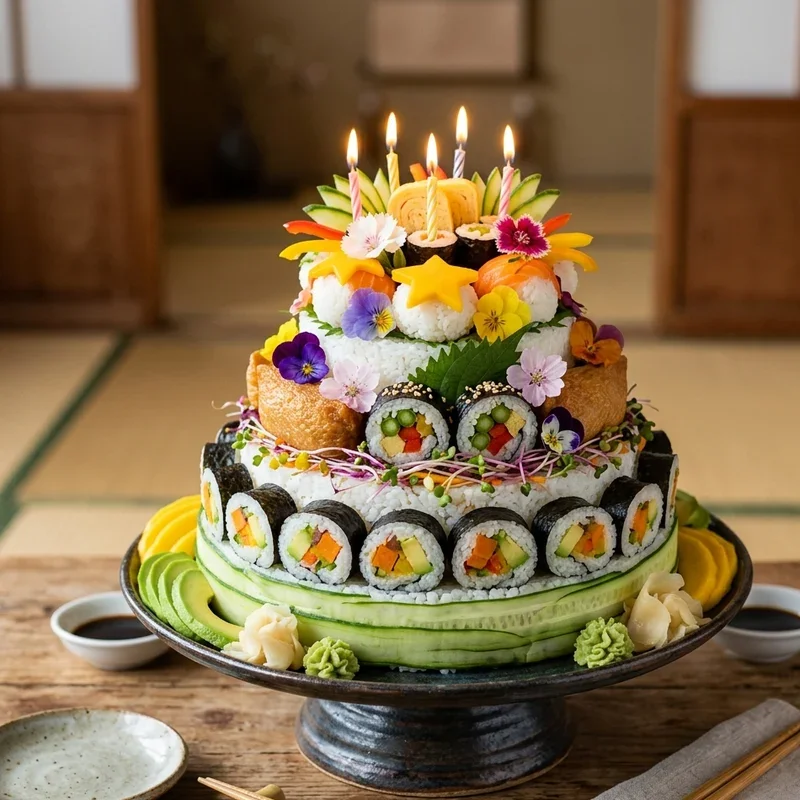 Sushi Birthday Cake Ideas