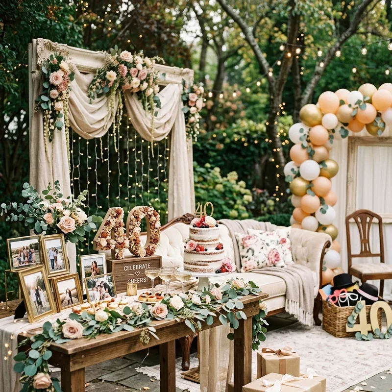 40th Birthday Party Ideas for Wife