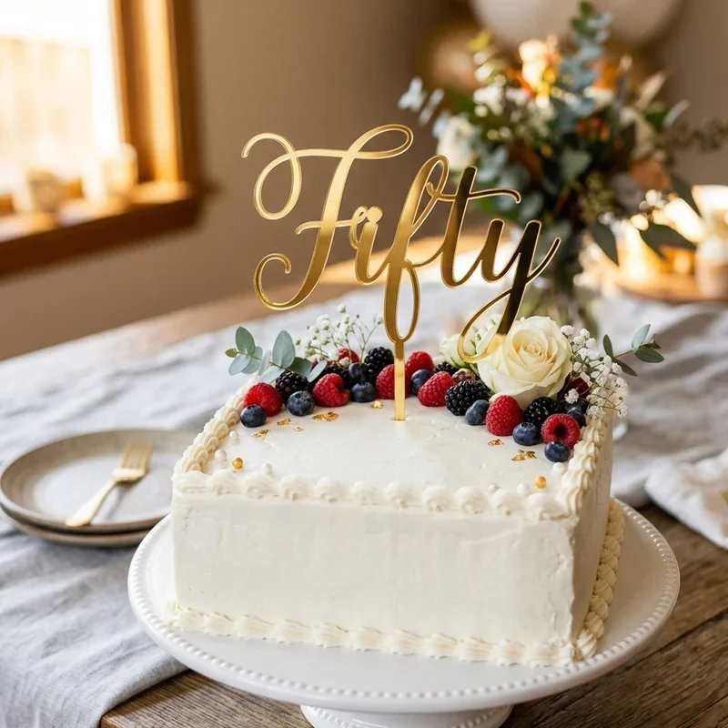 50th Birthday Dessert Ideas