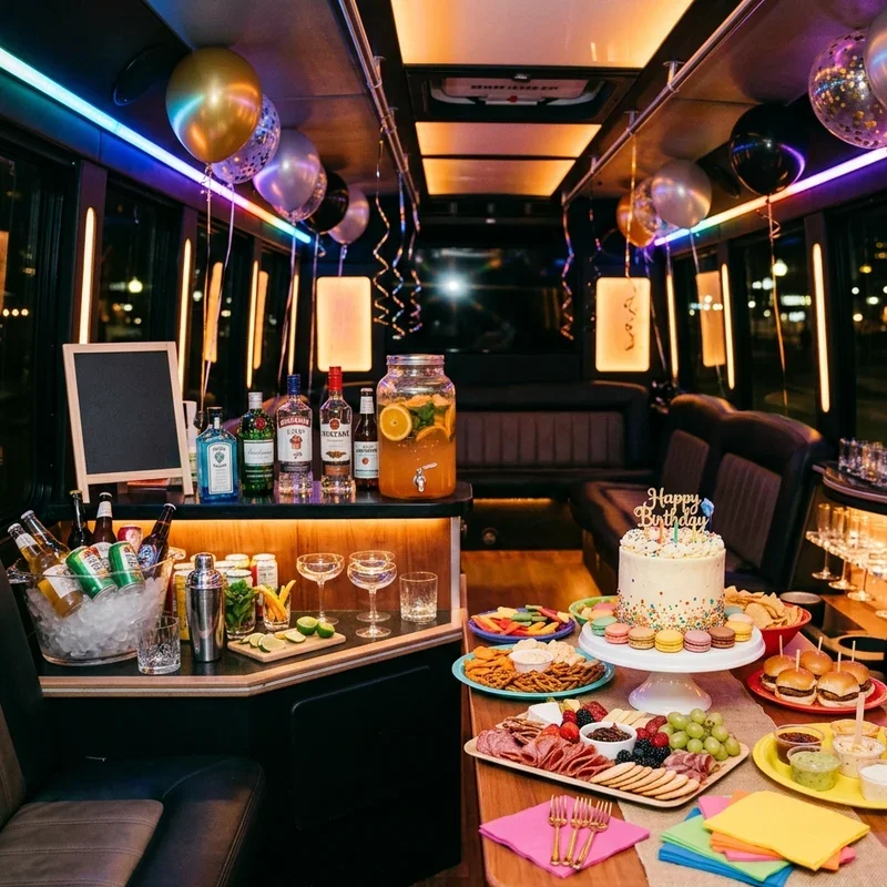 Party Bus Birthday Ideas