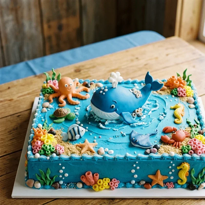 Under the Sea Birthday Cake Ideas