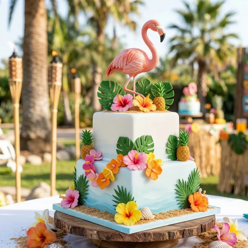 Luau Birthday Cake Ideas