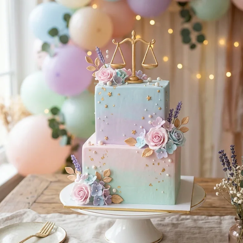 Libra Birthday Cake Ideas