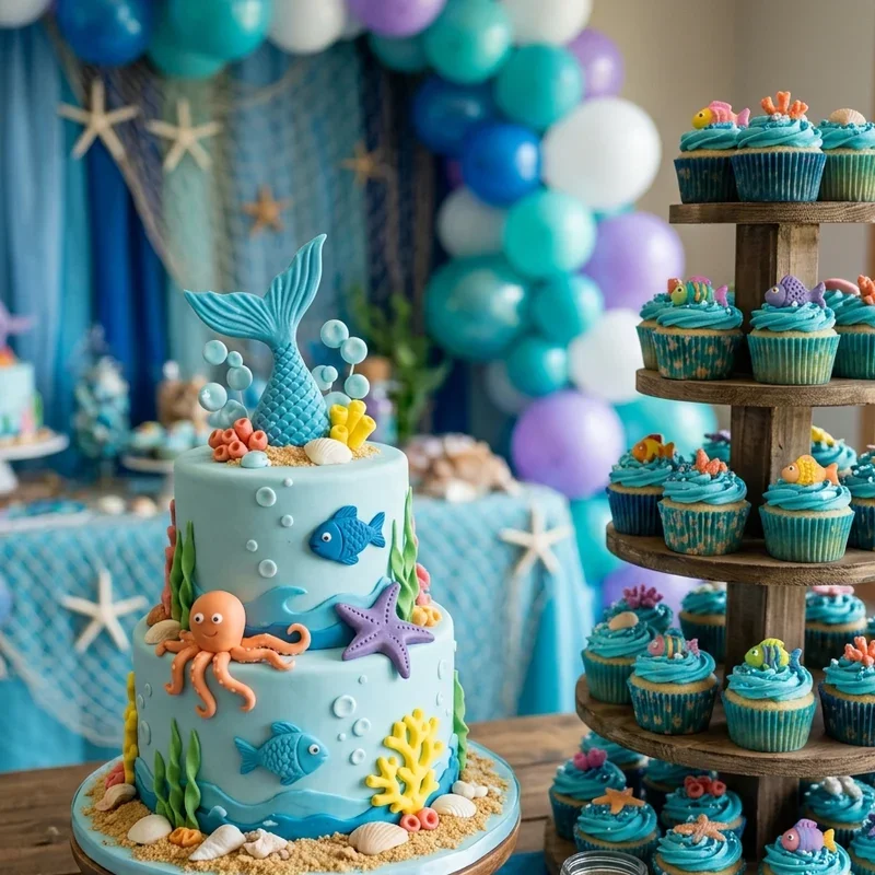 Under the Sea Birthday Cake Ideas