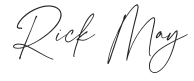 Signature of Rick May in cursive handwriting
