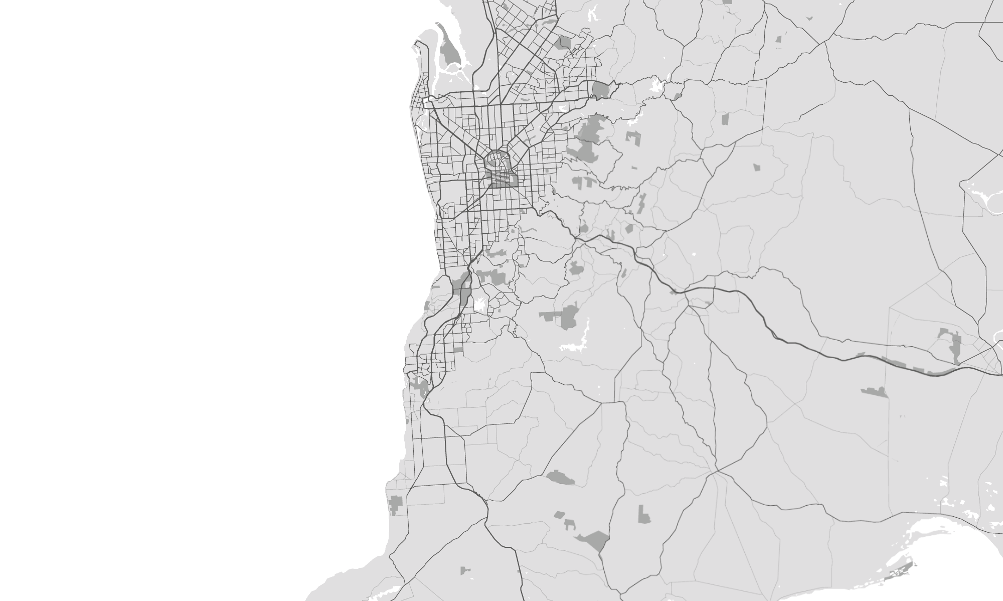 Service area map showing Embark Earthworks coverage across Mt Barker, Stirling, Hahndorf and Adelaide Hills region for yard levelling and earthworks services
