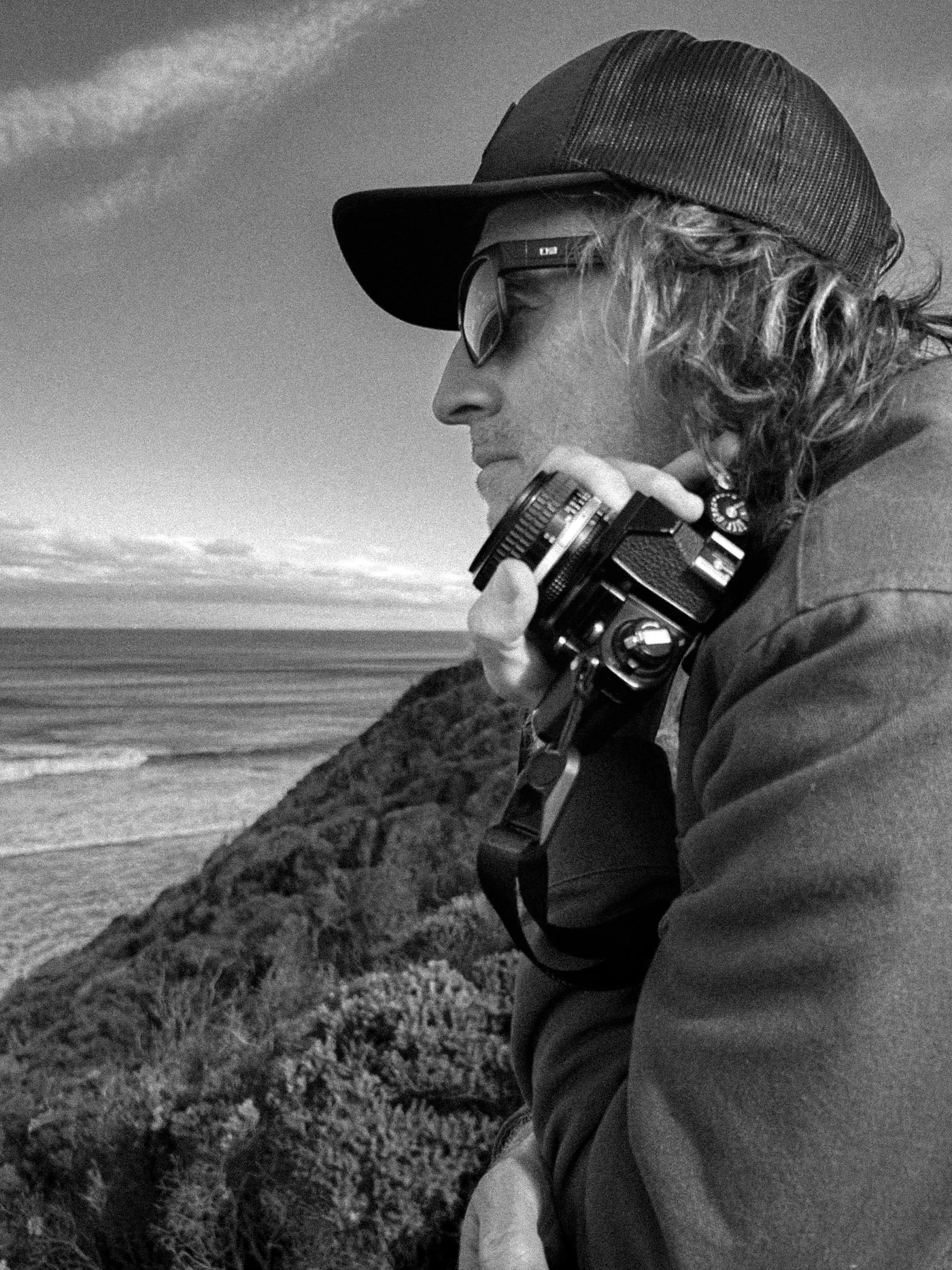 A portrait of photographer Christian Pearson
