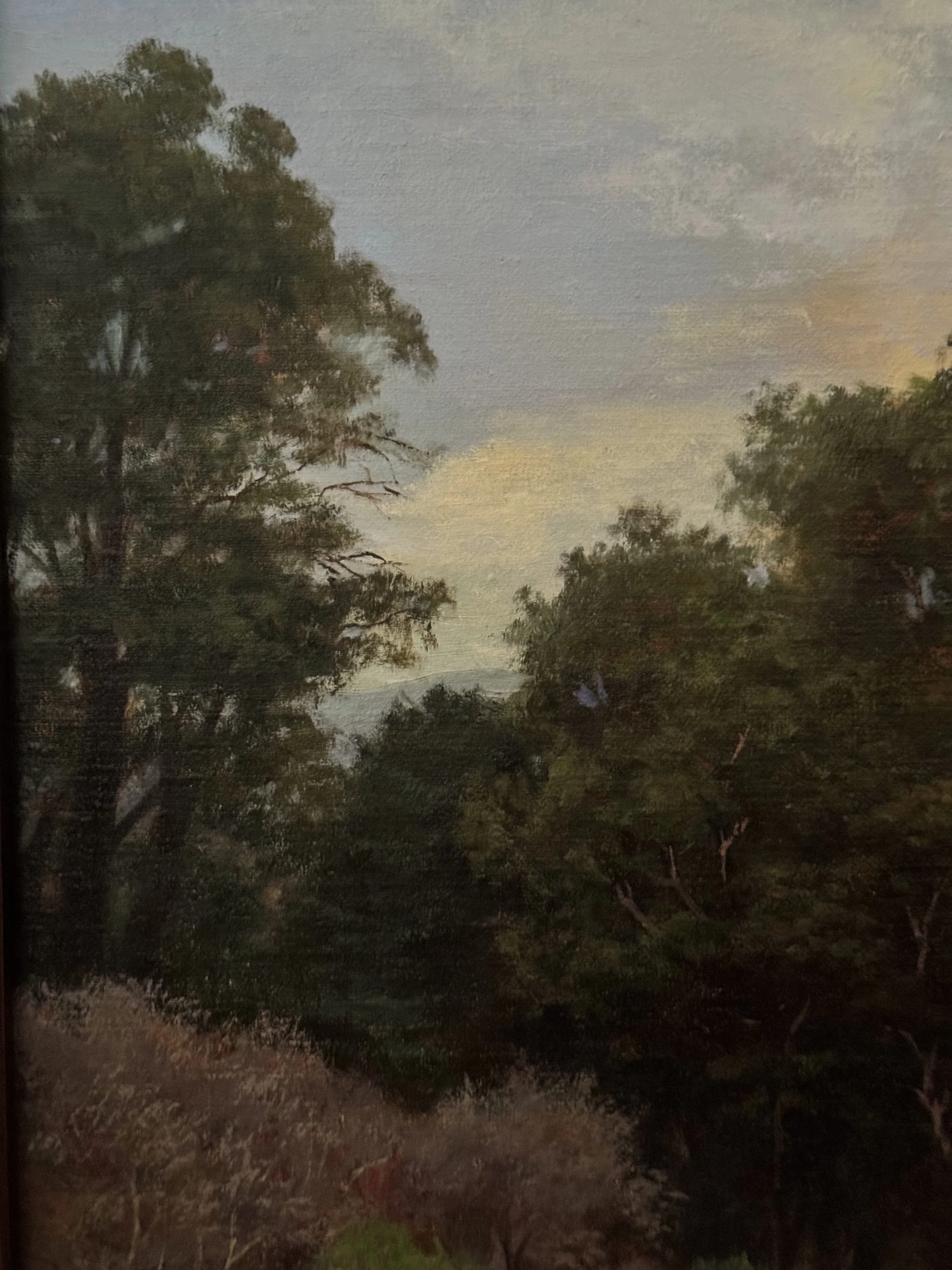 Mary Kay West, Marsh at Morrow Bay, Oil on Panel