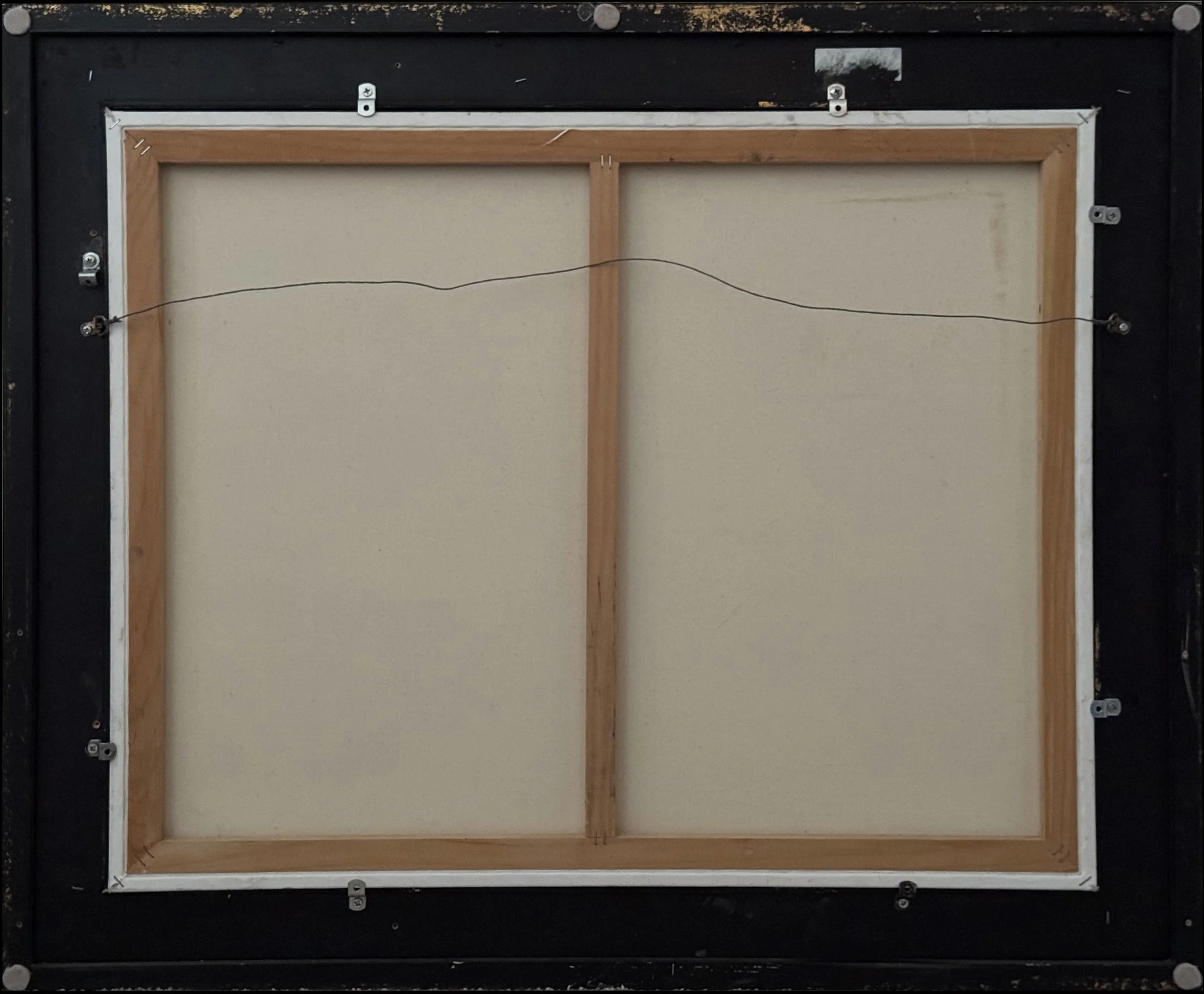 Mary Kay West, Landscape with Field Path, Oil on Panel