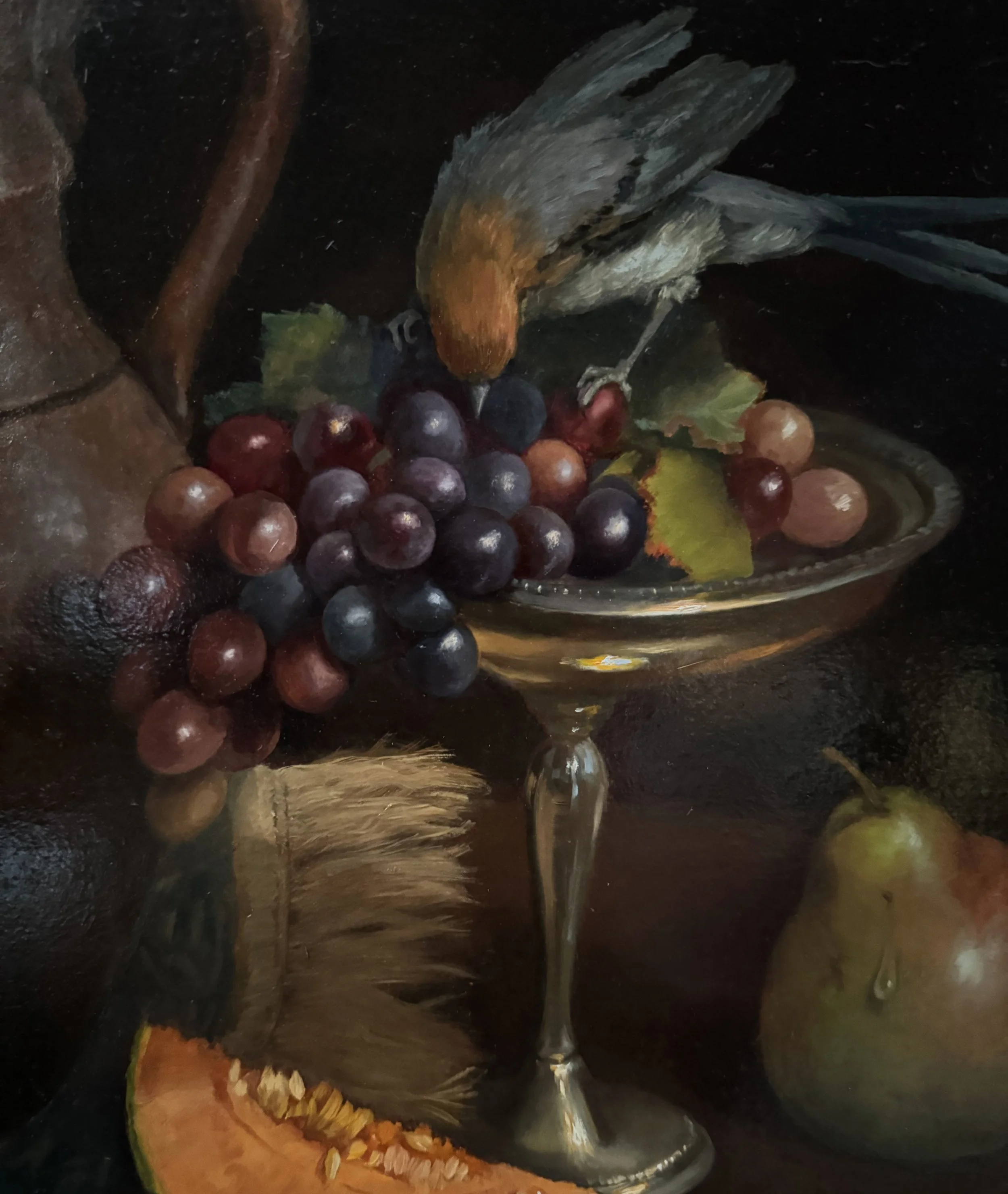 Mary Kay West, Triple Washed and Ready to Eat, Oil on Panel