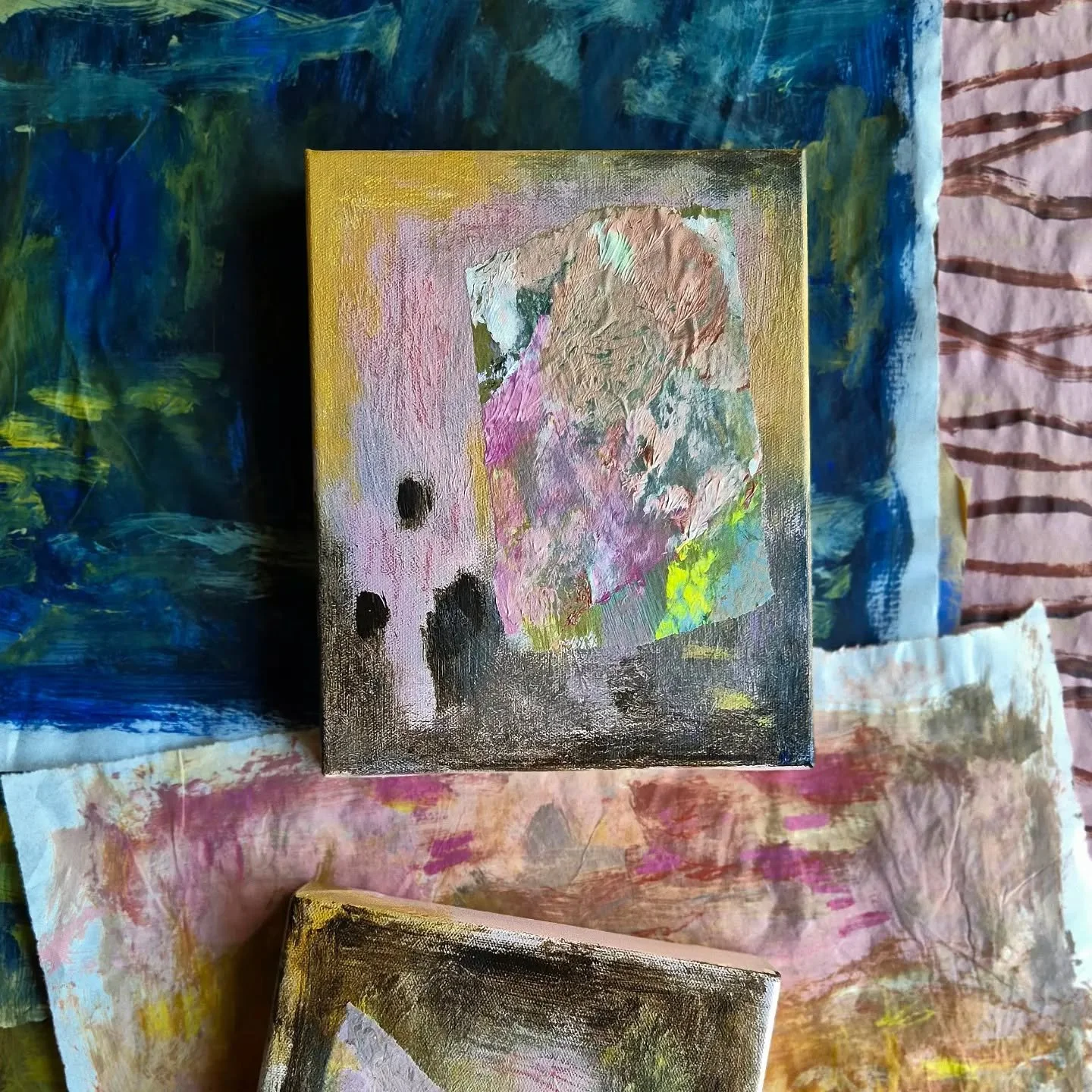 My focus recently has been on exploring, getting back to my love of experimenting and playing with years of ideas that never made it past my sketchbooks. It's time to dust those ideas off and see where they take me.
Maybe they'll be great... maybe th