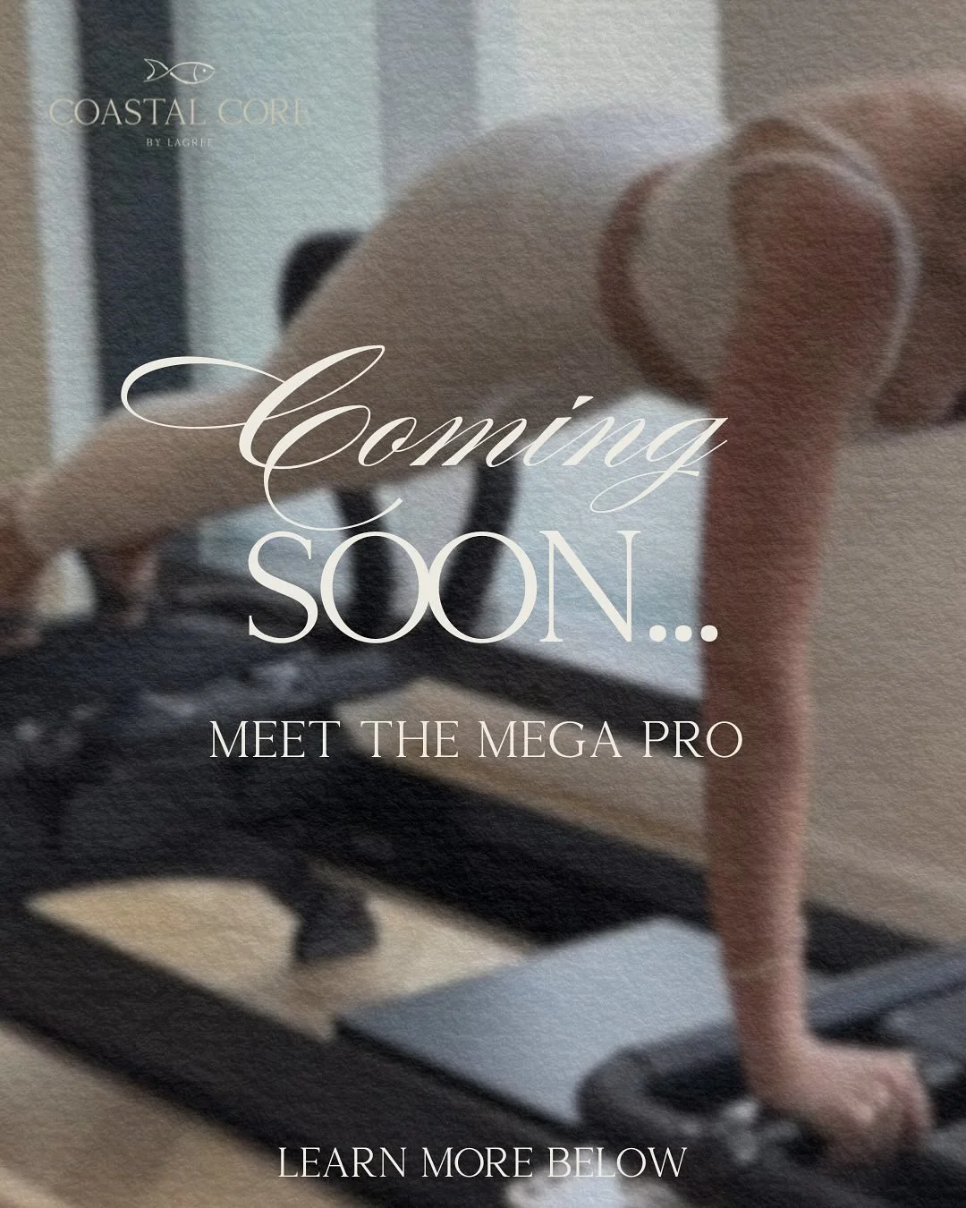 THE MEGA PRO 🤍
At the heart of every Coastal Core class you&rsquo;ll find the Megaformer, unlike any workout machine you&rsquo;ve ever experienced.

Built with patented Lagree technology and designed for slow, controlled, resistance-based movements 